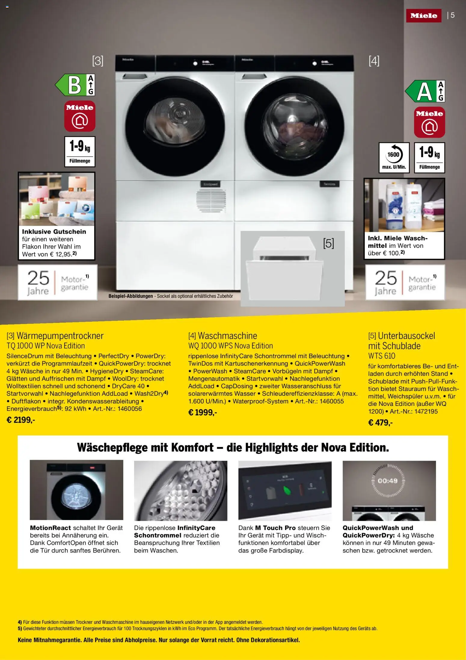 Vorschau von dem Prospekt des Geschäftes Medimax, gültig ab dem 22.10.2026 - Waschmaschine, Wasser, Miele, Trockner, Tür, Weichspüler