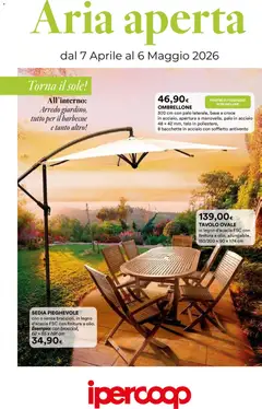 Anteprima dell'opuscolo Ipercoop volantino Aria Aperta Lombardia dal negozio Ipercoop valido da 07/04/2026
