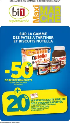 Prévisualisation de bi1 Catalogue maxi marché du magasin bi1 formulaire valide 06/10/2026