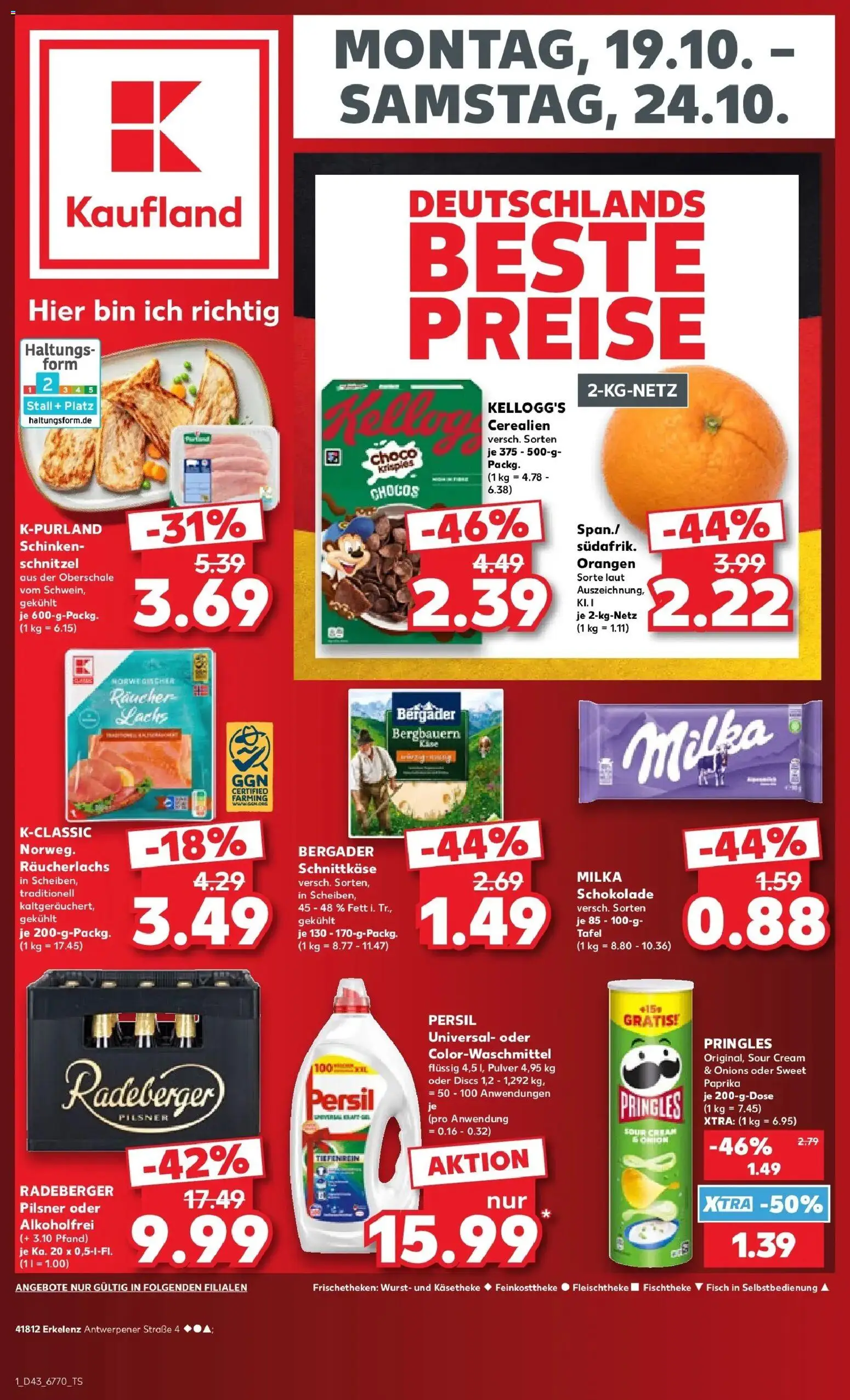 Vorschau von dem Prospekt des Geschäftes Kaufland, gültig ab dem 19.10.2026