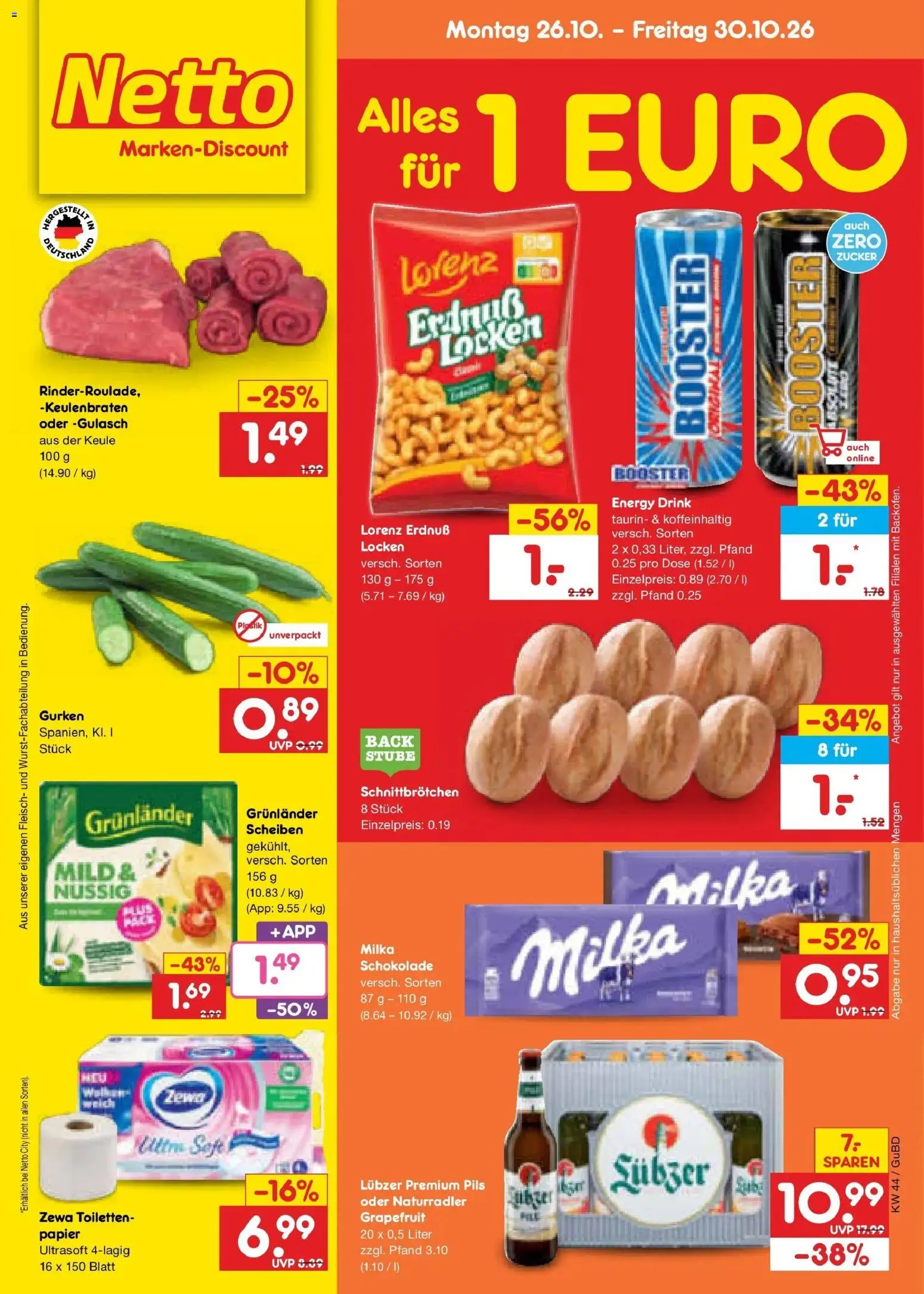Vorschau von dem Prospekt des Geschäftes Netto Marken-Discount, gültig ab dem 26.10.2026
