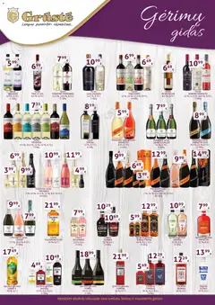 GRUSTE parduotuvės leidinio GRUSTE leidinys - Gėrimų gidas galiojančio nuo 2026.08.11 peržiūra