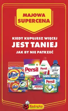 Pogląd gazetki "Biedronka gazetka - Majowa supercena" ze sklepu Biedronka ważnej od 14.05.2026
