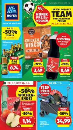 Vorschau der Angebote: Hofer Hofer Flugblatt gültig ab 03.06.2026