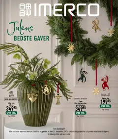 Eksempel på tilbudsavis Imerco - Tilbudsavis - Julekatalog fra butik Imerco gyldig fra 30/10/2026