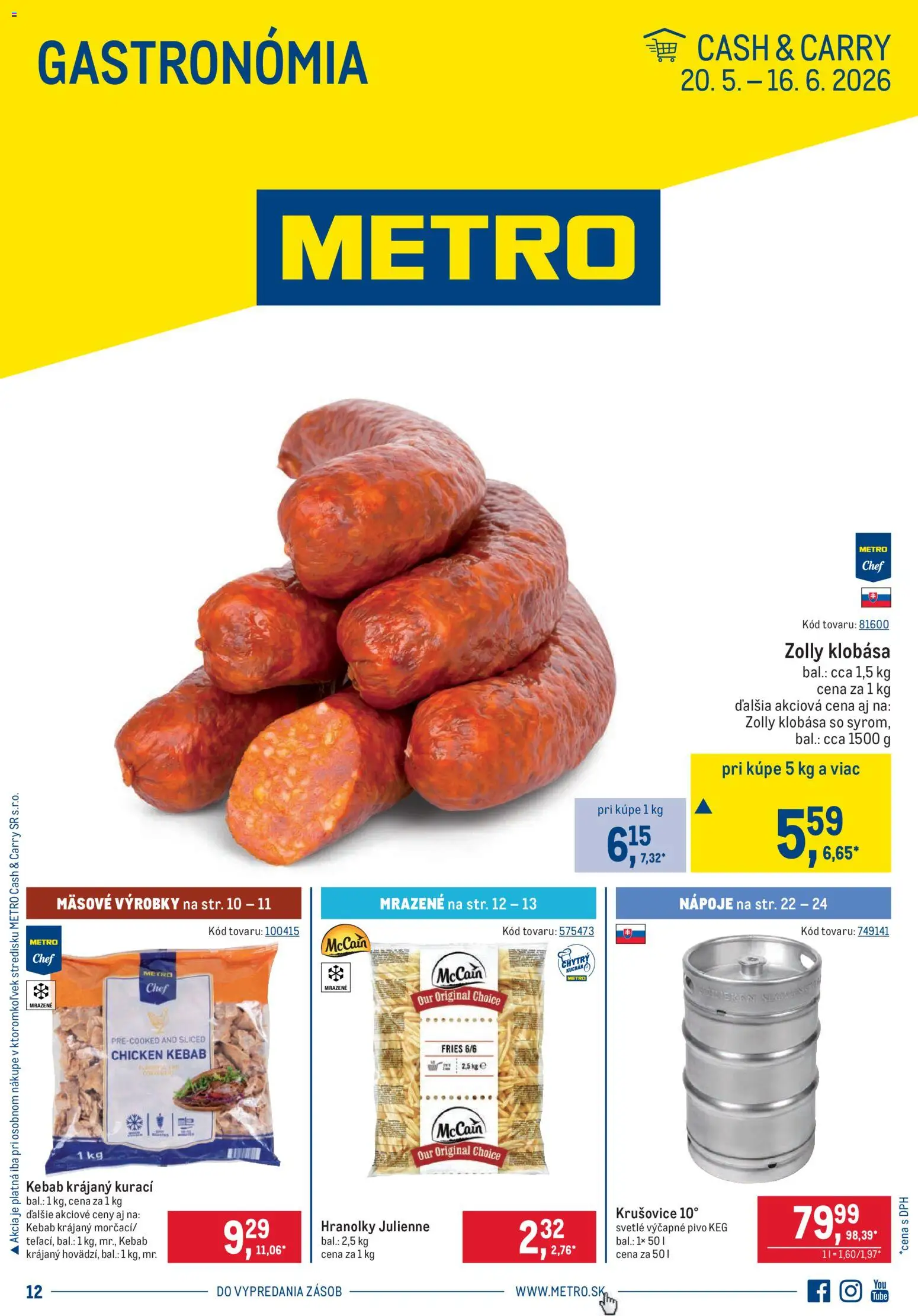 Náhľad Metro letáku platného od 20.05.2026