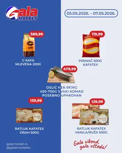 Pregled Gala MARKET kataloga - važi od 05.05.2026
