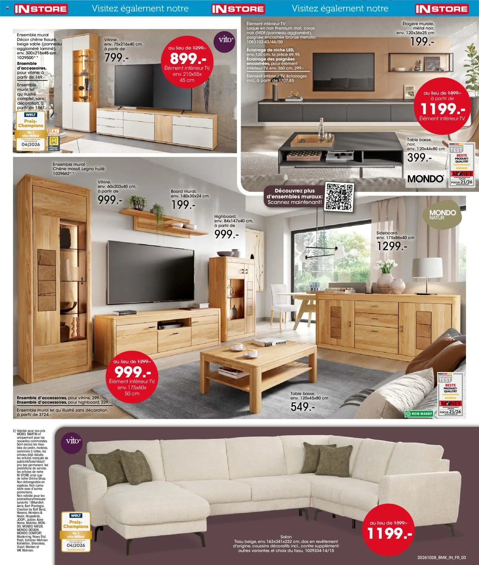 Prévisualisation de Möbel Martin catalogue du magasin Möbel Martin formulaire valide 28/10/2026