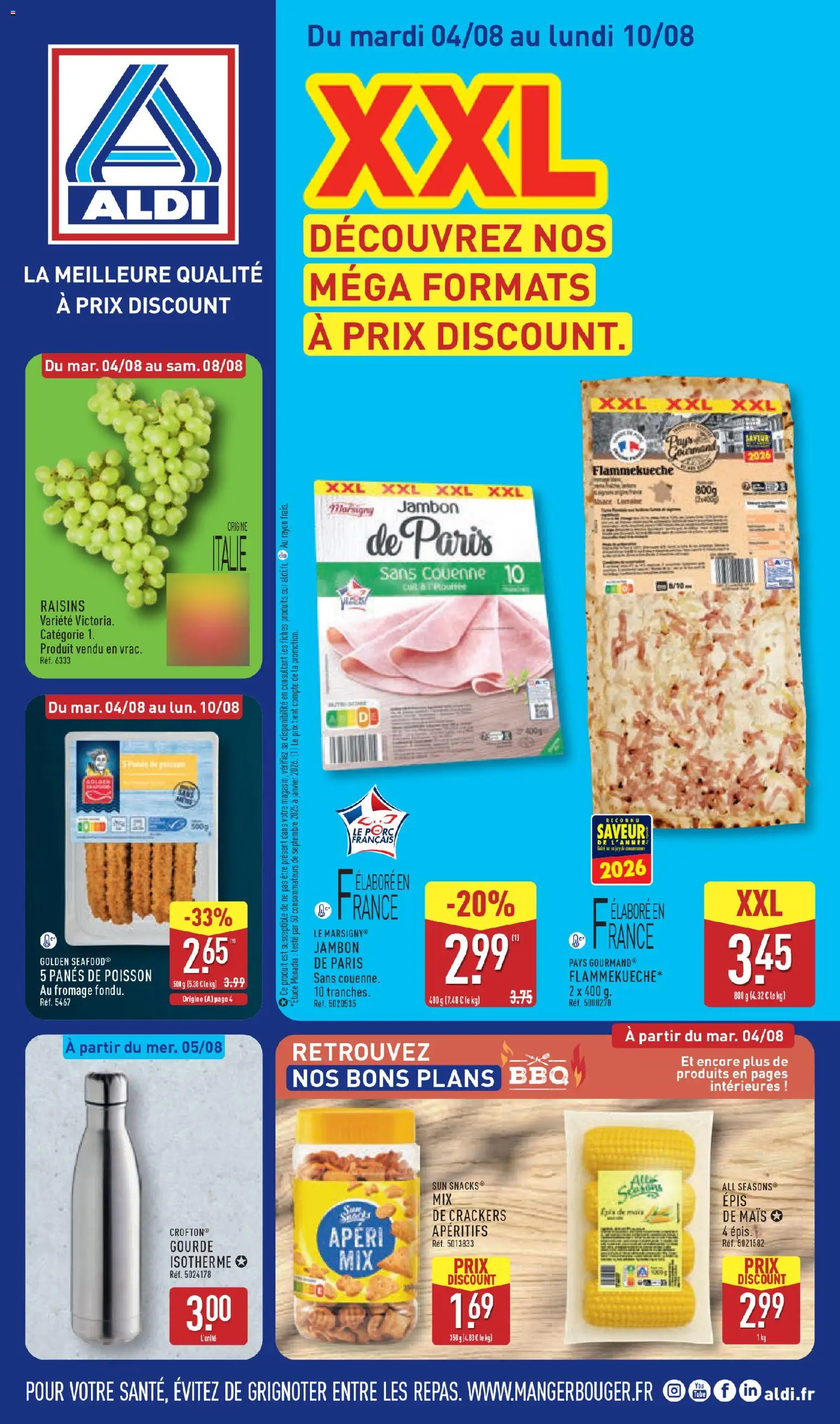 Prévisualisation de Aldi catalogue du magasin Aldi formulaire valide 04/08/2026