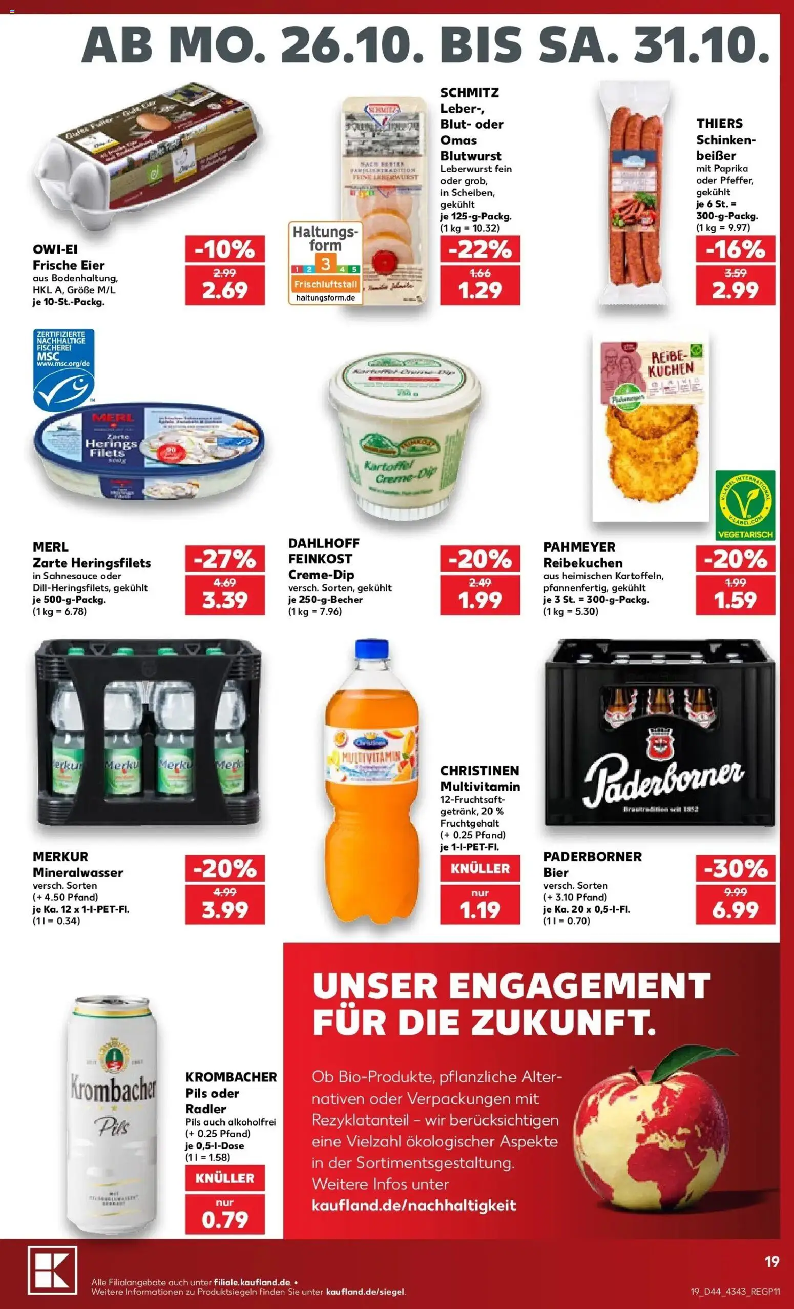 Vorschau von dem Prospekt des Geschäftes Kaufland, gültig ab dem 26.10.2026