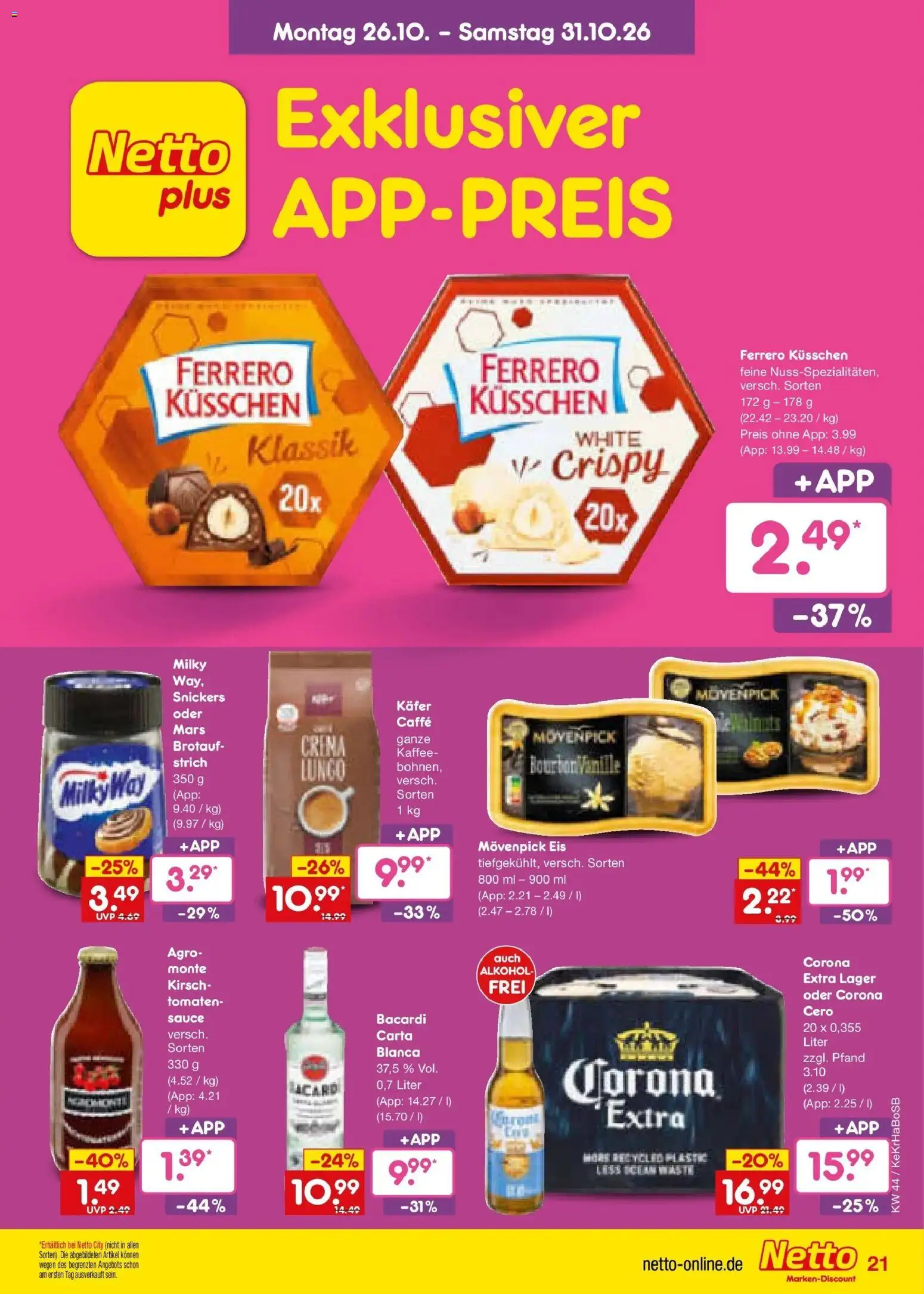 Vorschau von dem Prospekt des Geschäftes Netto Marken-Discount, gültig ab dem 26.10.2026