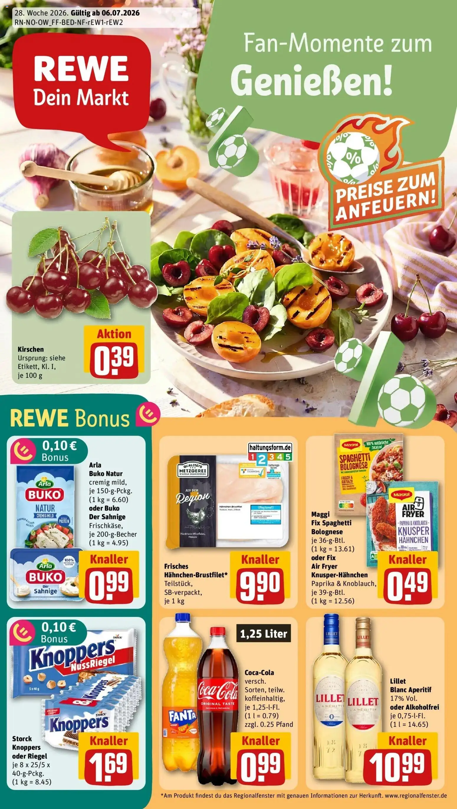 Vorschau von dem Prospekt des Geschäftes Rewe, gültig ab dem 05.07.2026