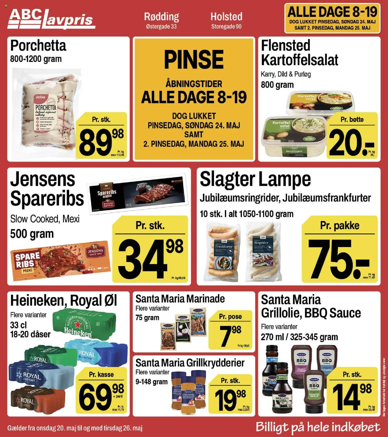Eksempel på tilbudsavis Abc Lavpris - Holsted fra butik Abc Lavpris gyldig fra 20/05/2026