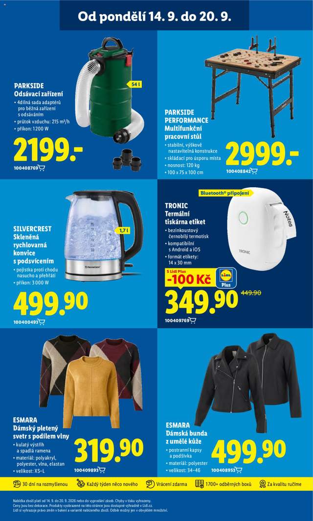Nový Lidl leták od 17.09.