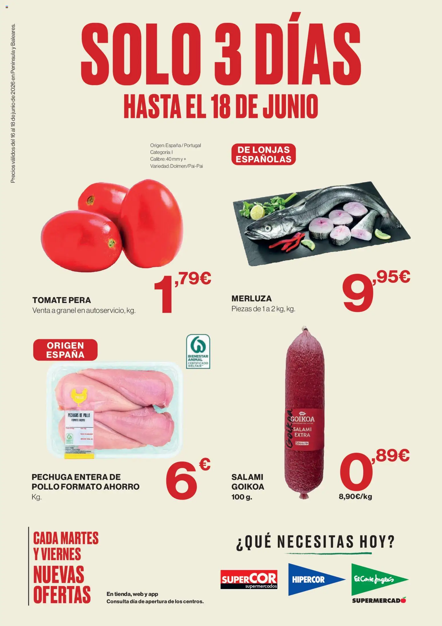 Vista previa del folleto de la tienda Hipercor válido desde el 16/06/2026 