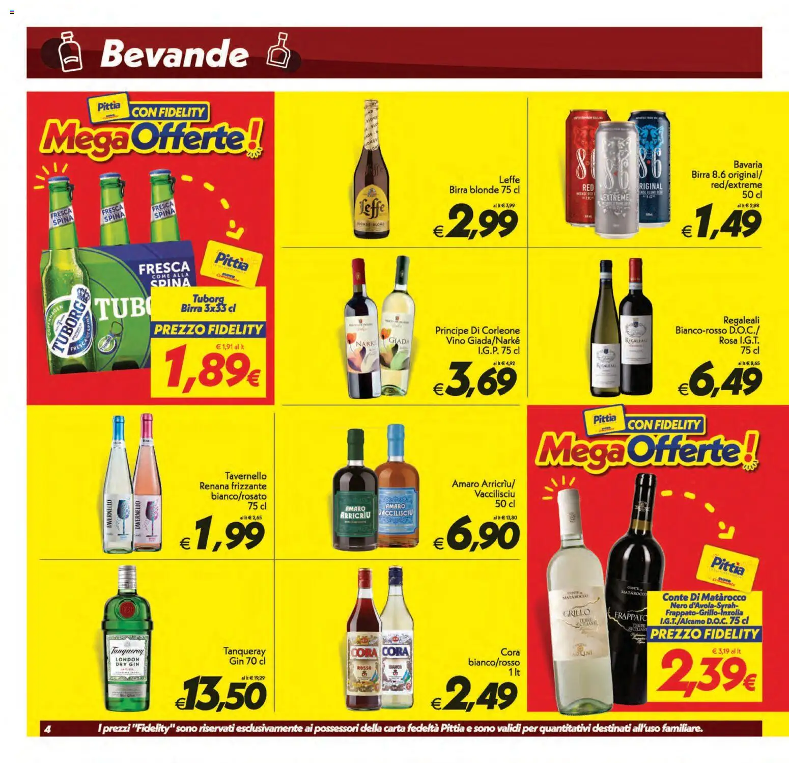 Anteprima dell'opuscolo SuperConveniente volantino Catania, Misterbianco dal negozio SuperConveniente valido da 01/09/2026 - Vino, Birra, Gin, Tubi, Amaro, Bevande