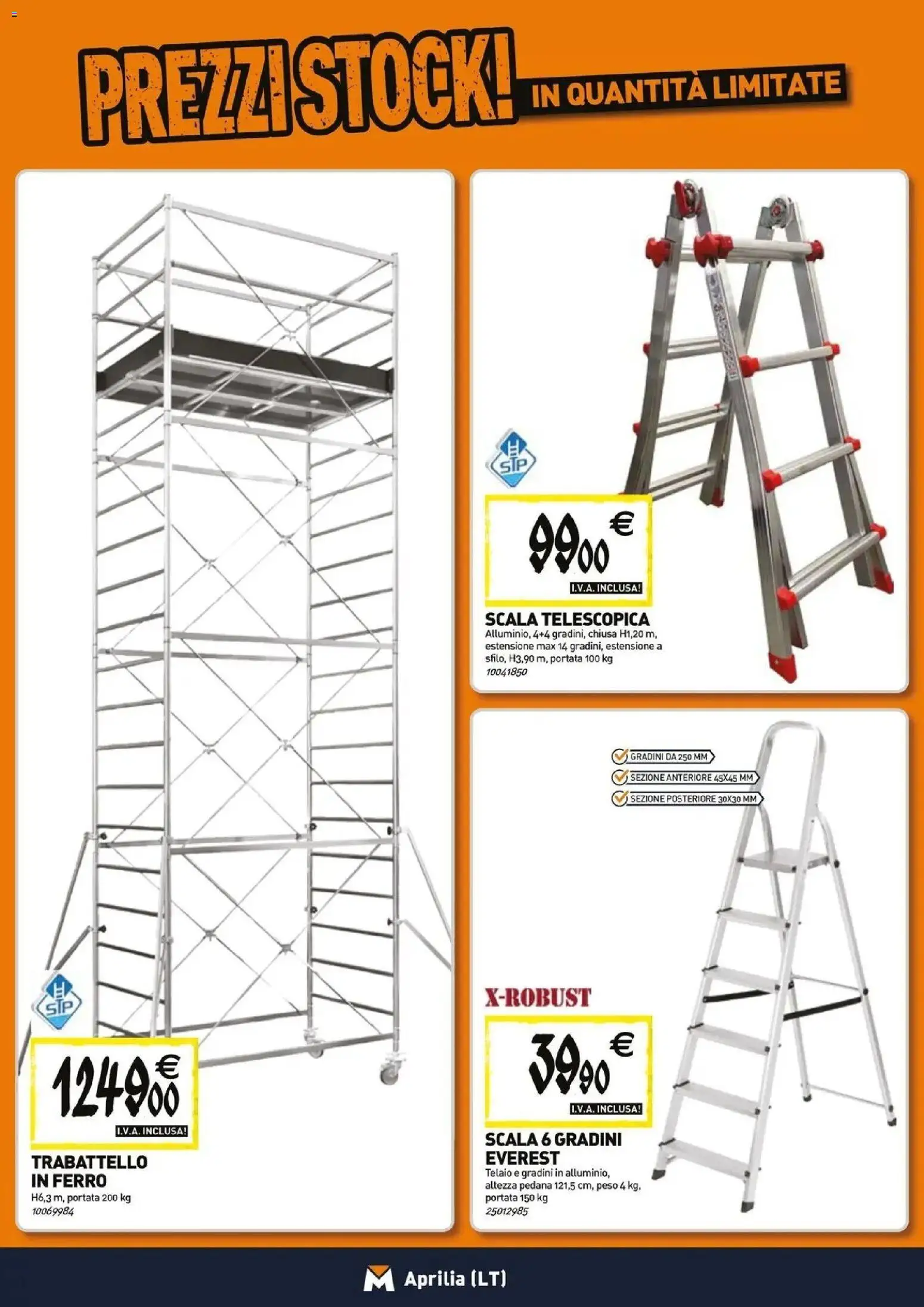 Anteprima dell'opuscolo TECNOMAT catalogo Aprilia dal negozio TECNOMAT valido da 27/08/2026 - Scala, Ferro