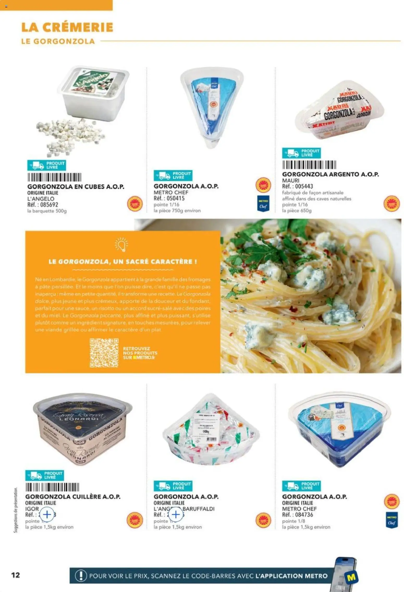 Prévisualisation de METRO - Guide Italie du magasin METRO formulaire valide 28/05/2026 - Livre, Pâte, Poires, Viande, Cuillère