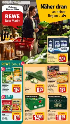 Vorschau von dem Prospekt des Geschäftes Rewe, gültig ab dem 27.07.2026
