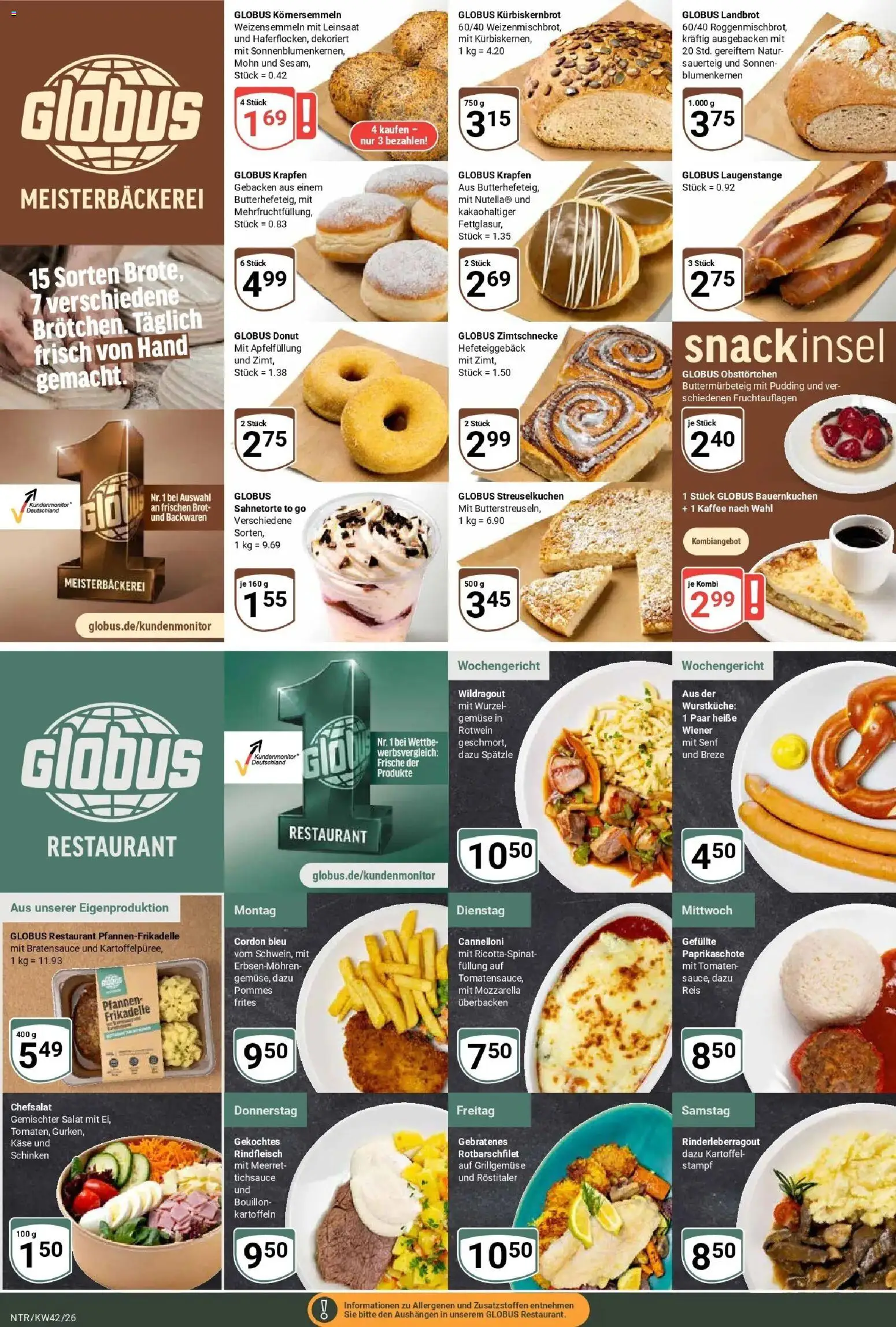 Vorschau von dem Prospekt des Geschäftes Globus, gültig ab dem 12.10.2026