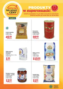 Pogląd gazetki "Makro gazetka - Gotuj się na niskie ceny w dostawie" ze sklepu Makro ważnej od 15.08.2026
