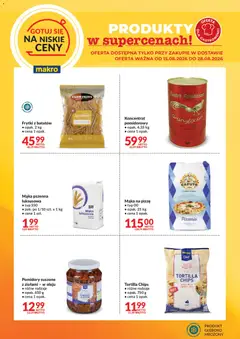 Pogląd gazetki "Makro gazetka - Gotuj się na niskie ceny w dostawie" ze sklepu Makro ważnej od 15.08.2026