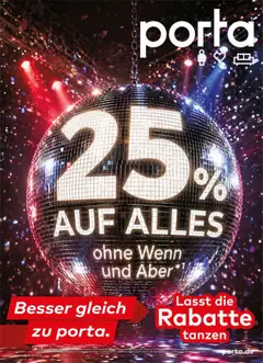 Vorschau von dem Prospekt des Geschäftes Porta!, gültig ab dem 27.09.2026