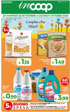 Anteprima dell'opuscolo COOP volantino inCoop Sicilia dal negozio COOP valido da 22/09/2026