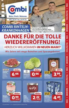 Vorschau von dem Prospekt des Geschäftes Combi, gültig ab dem 20.07.2026