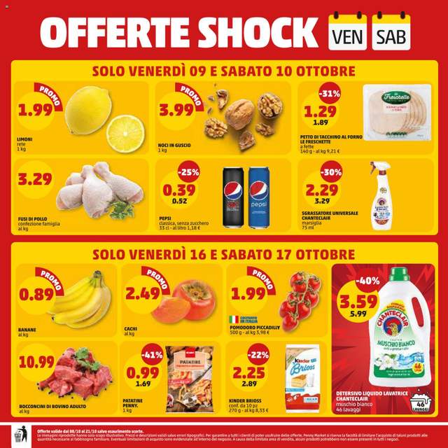 Nuovo volantino PENNY dal 08/10