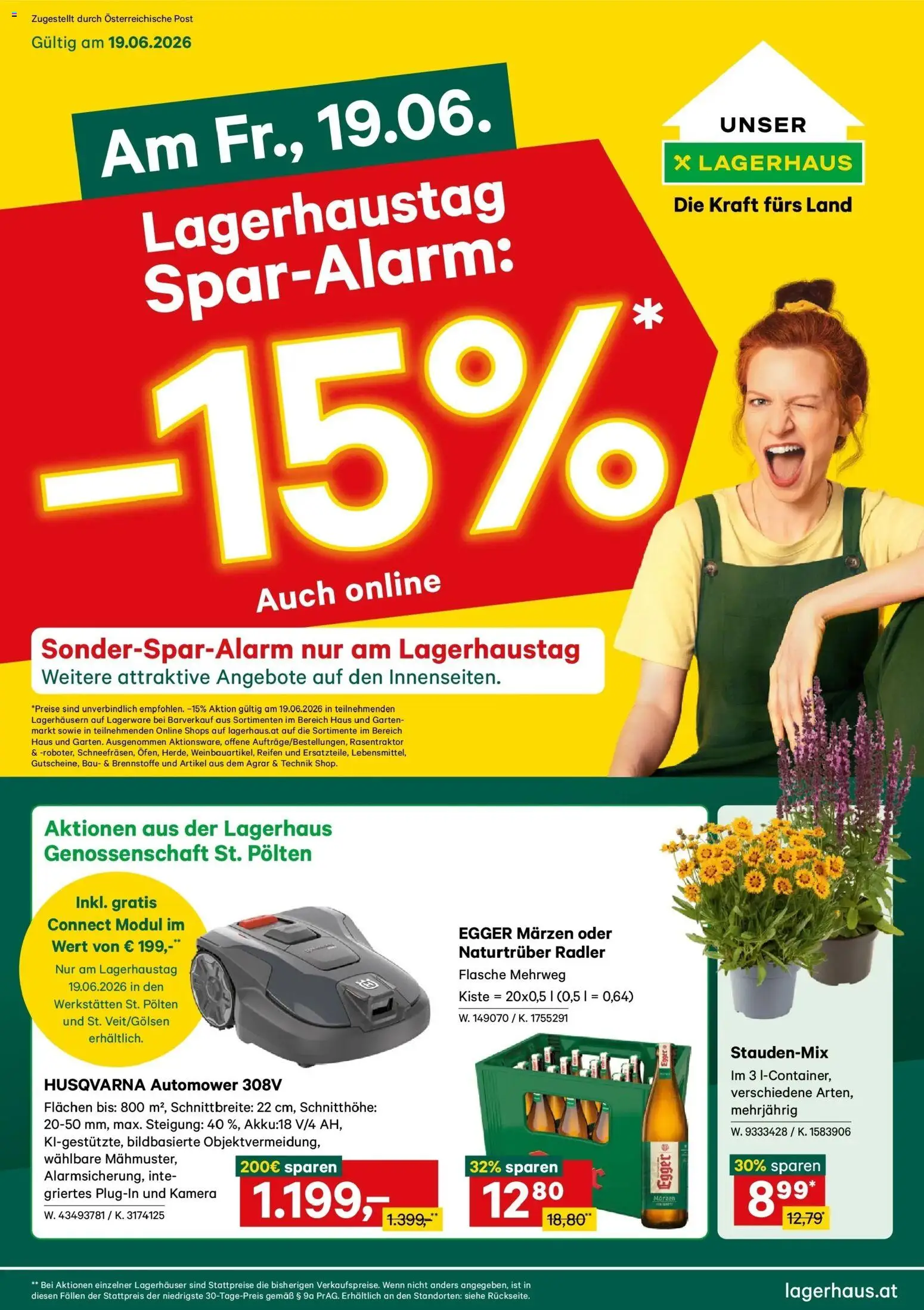 Vorschau der Angebote: Lagerhaus Lagerhaus Flugblatt gültig ab 19.06.2026
