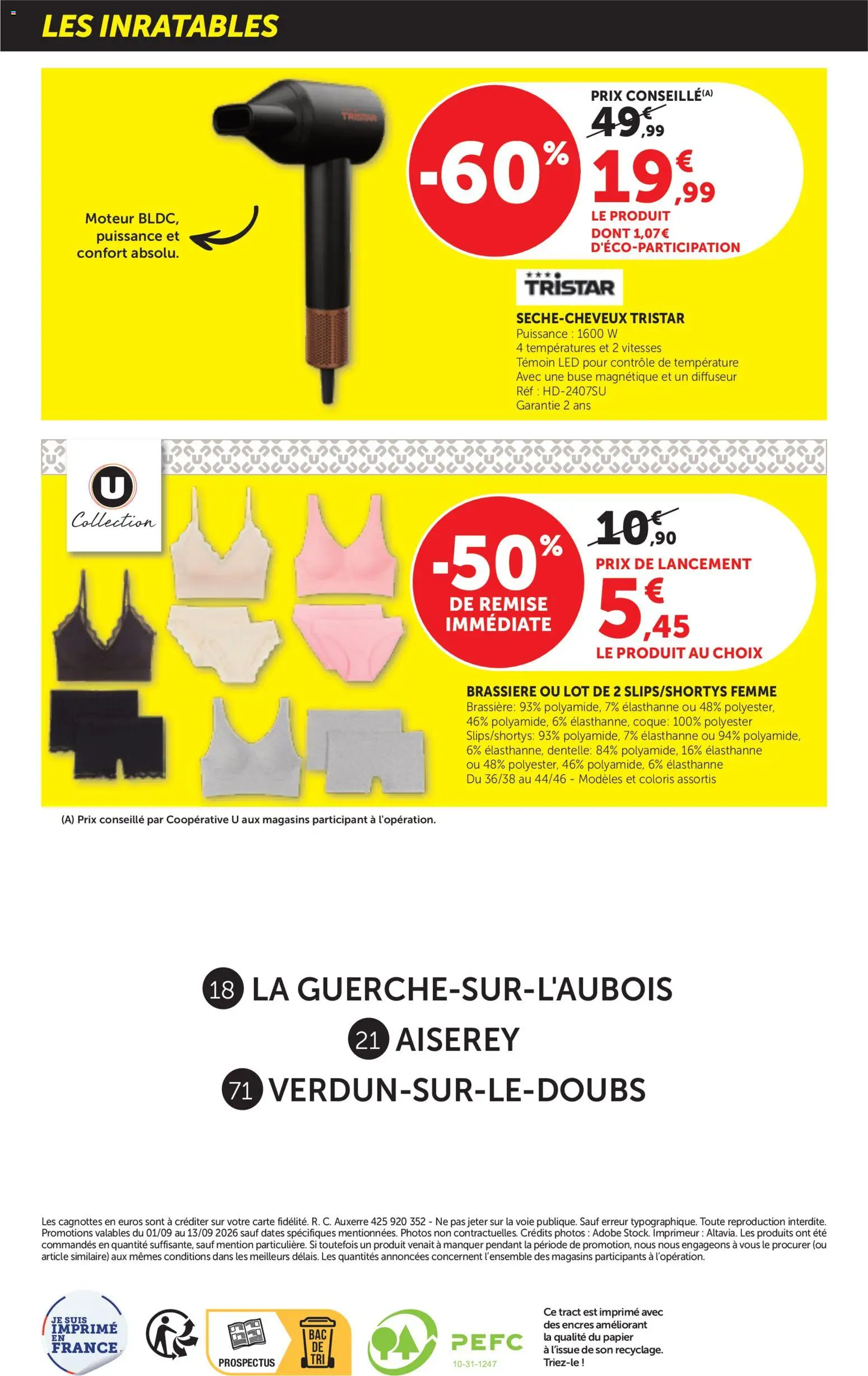 Prévisualisation de bi1 Catalogue la beaute à prix bas du magasin bi1 formulaire valide 01/09/2026 - Diffuseur
