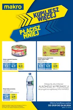 Pogląd gazetki "Makro gazetka - Kupujesz więcej płacisz mniej" ze sklepu Makro ważnej od 29.09.2026