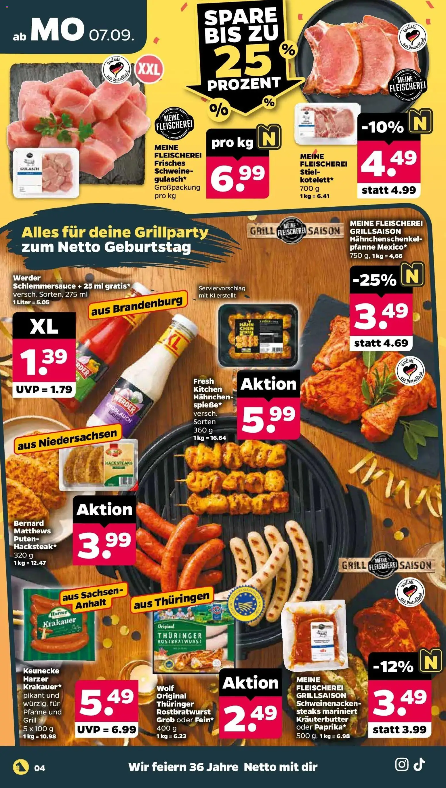 Vorschau von dem Prospekt des Geschäftes Netto, gültig ab dem 07.09.2026