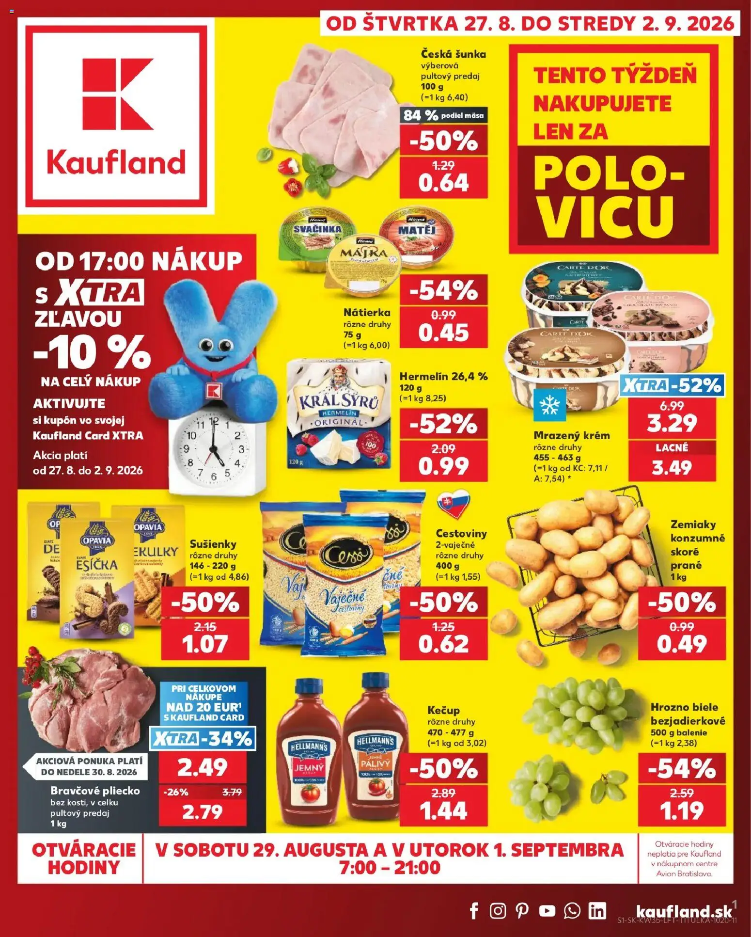 Náhľad Kaufland letáku platného od 27.08.2026