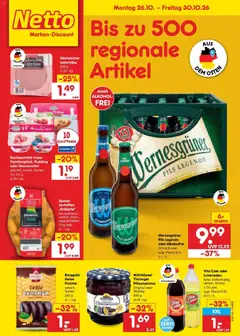 Vorschau von dem Prospekt des Geschäftes Netto Marken-Discount, gültig ab dem 26.10.2026