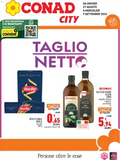 Anteprima dell'opuscolo Conad volantino City Piemonte dal negozio Conad valido da 27/08/2026