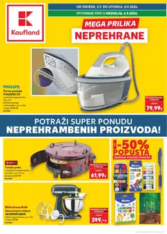 Pregled letka Kaufland - Slavonski Brod trgovine Kaufland vrijedi od 02.09.2026