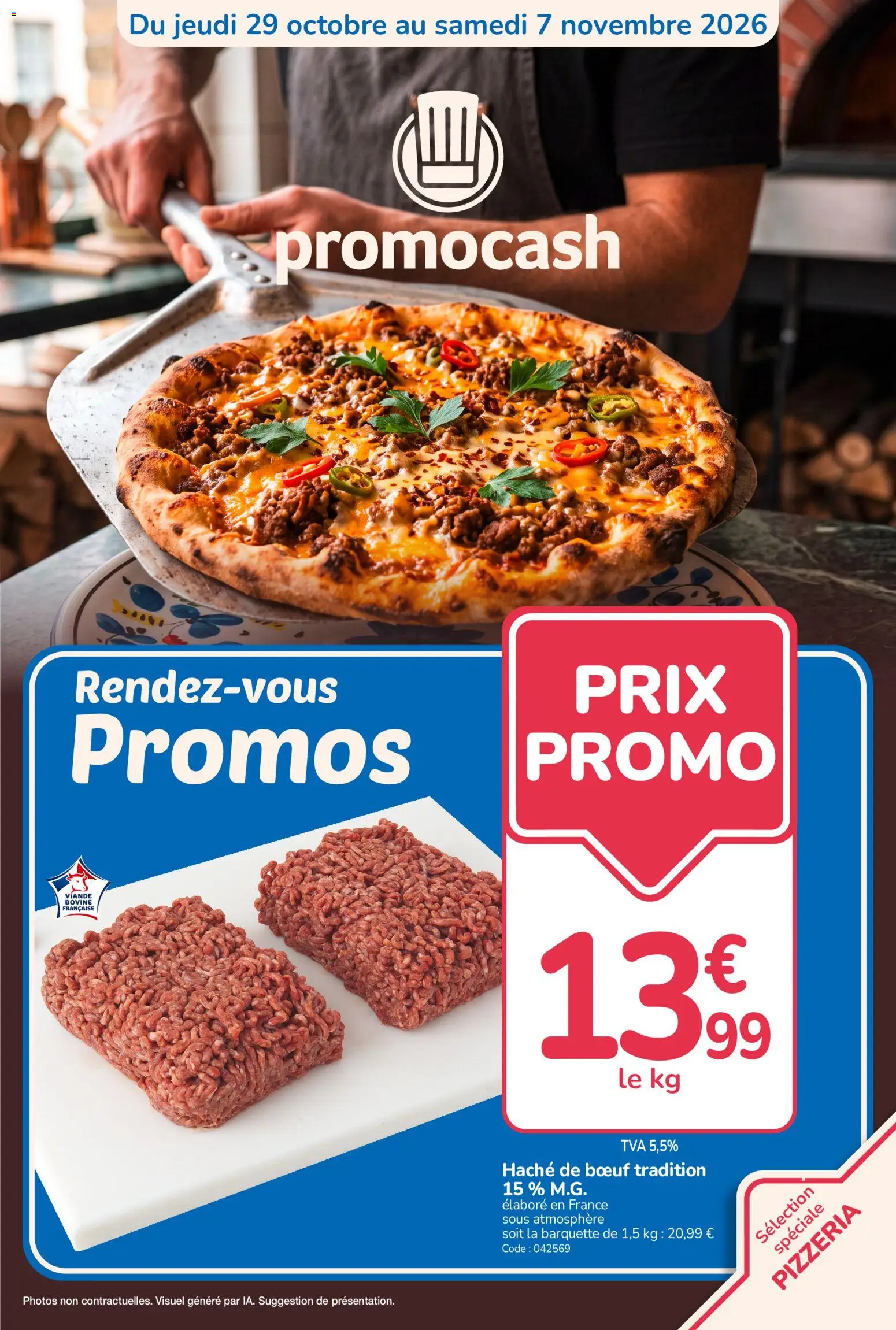 Prévisualisation de Promocash catalogue Rendez-vous Promos du magasin Promocash formulaire valide 29/10/2026 - Viande, Viande bovine