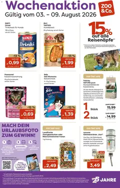 Vorschau von dem Prospekt des Geschäftes Zoo & co, gültig ab dem 03.08.2026