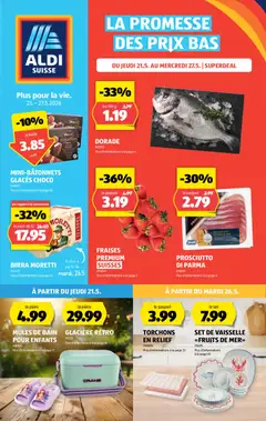 Vorschau des Merkblatts Aldi aktionen FR vom Shop Aldi gültig von 21.05.2026 bis 27.05.2026