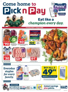 Preview of Pick n Pay flyer valid from 03/08/2026