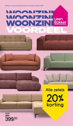Voorbeeld van Leen Bakker Folder van winkel Leen Bakker geldig vanaf 28/09/2026