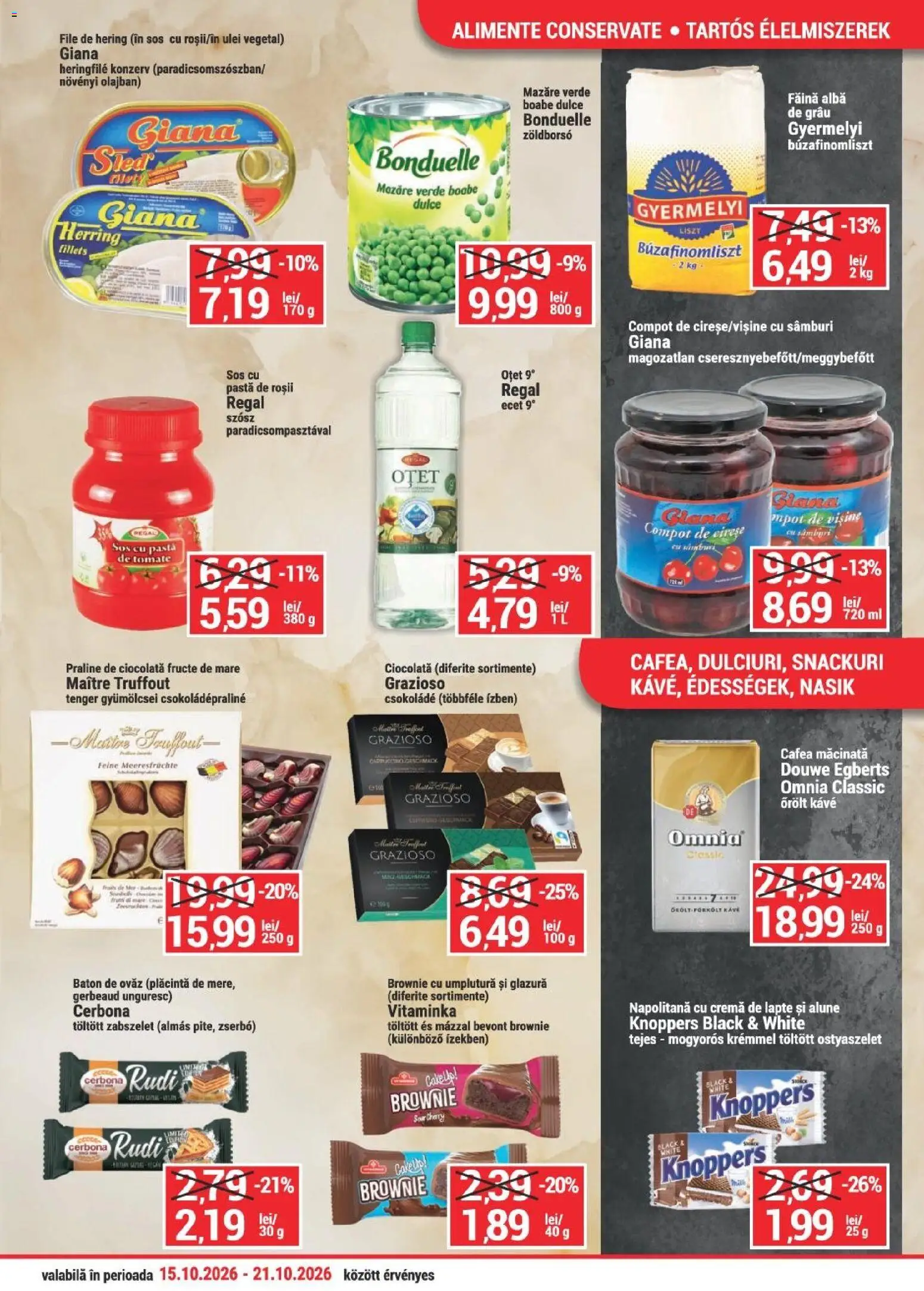 Previzualizarea de cataloage: Merkur Merkur Catalog valabil de la 15.10.2026 - Fructe De Mare, Lapte, Plăcintă, Alune, Făină, Mazăre, Oțet, Maitre truffout