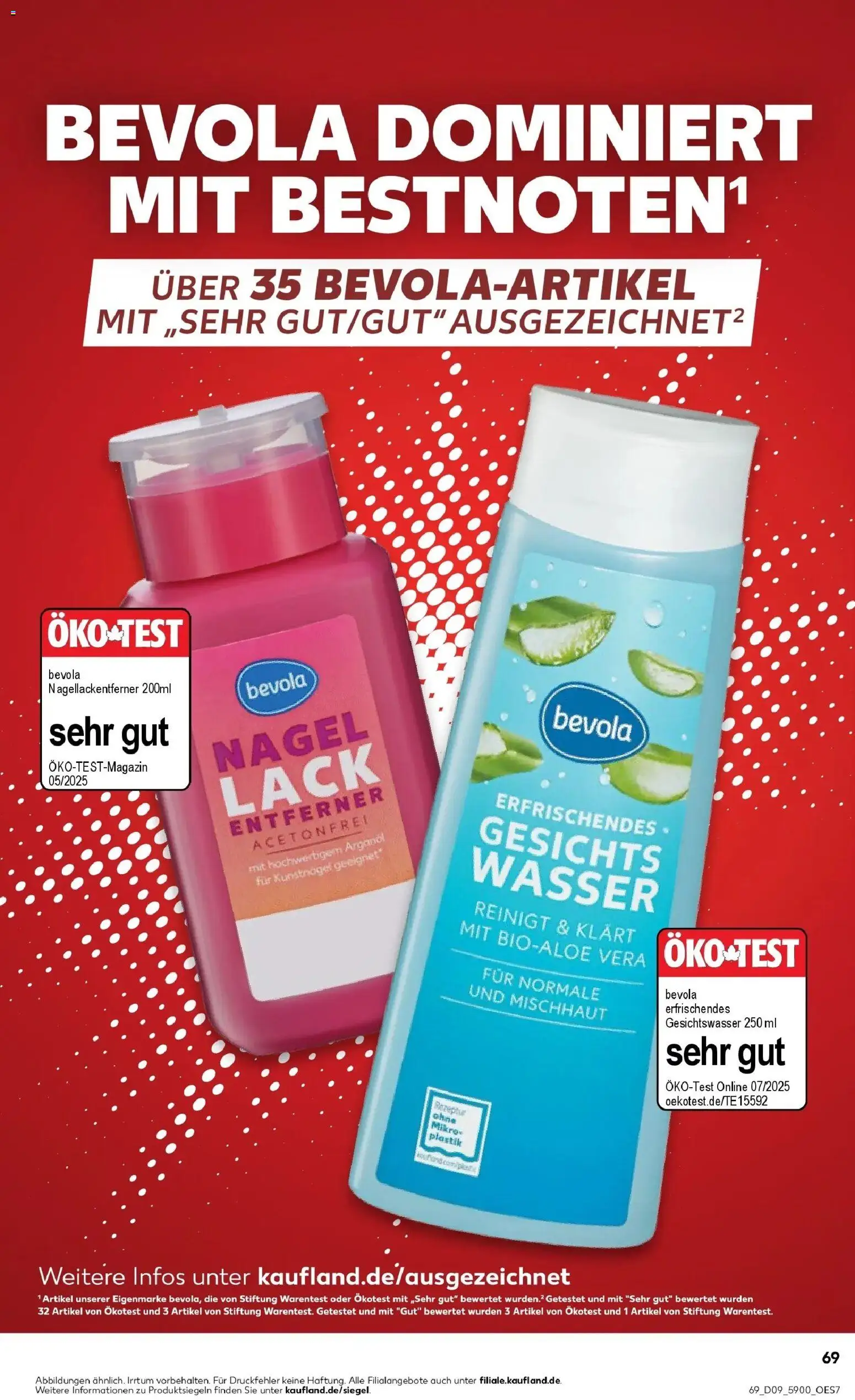 Vorschau von dem Prospekt des Geschäftes Kaufland, gültig ab dem 26.02.2026 - Wasser, Toner, Nagellackentferner