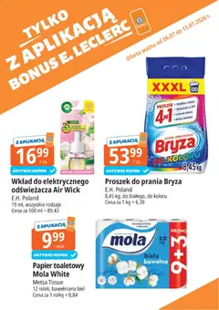 Pogląd gazetki "E.Leclerc gazetka - Tylko Z Aplikacją Bonus" ze sklepu E.Leclerc ważnej od 06.07.2026