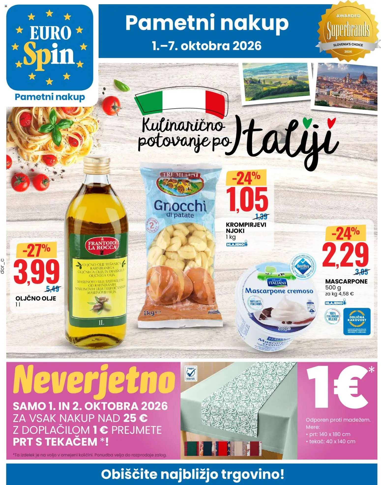Predogled kataloga iz trgovine Eurospin veljaven od 01.10.2026