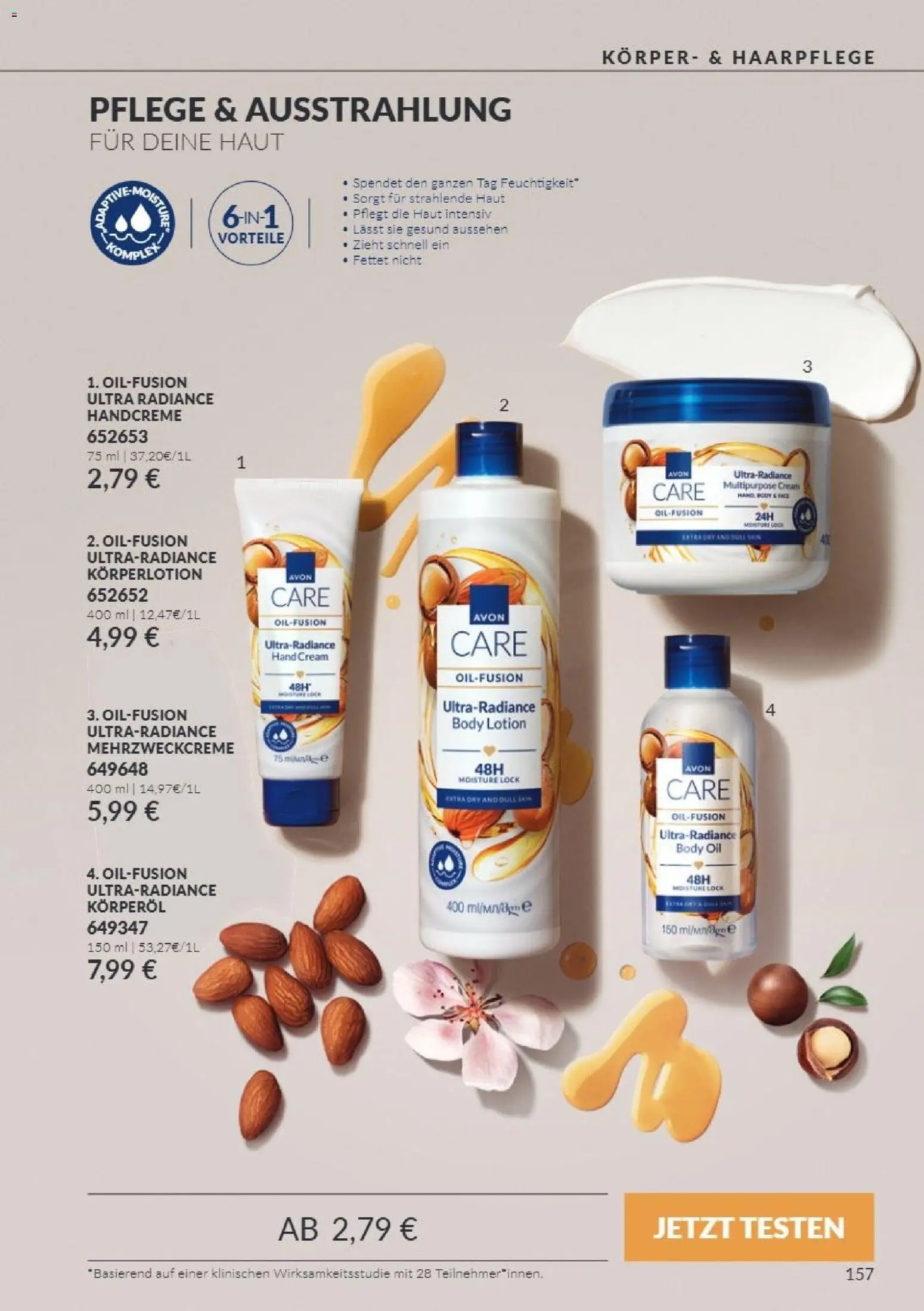 Vorschau von dem Prospekt des Geschäftes Avon, gültig ab dem 01.10.2026 - Handcreme, Body Lotion, Körperlotion