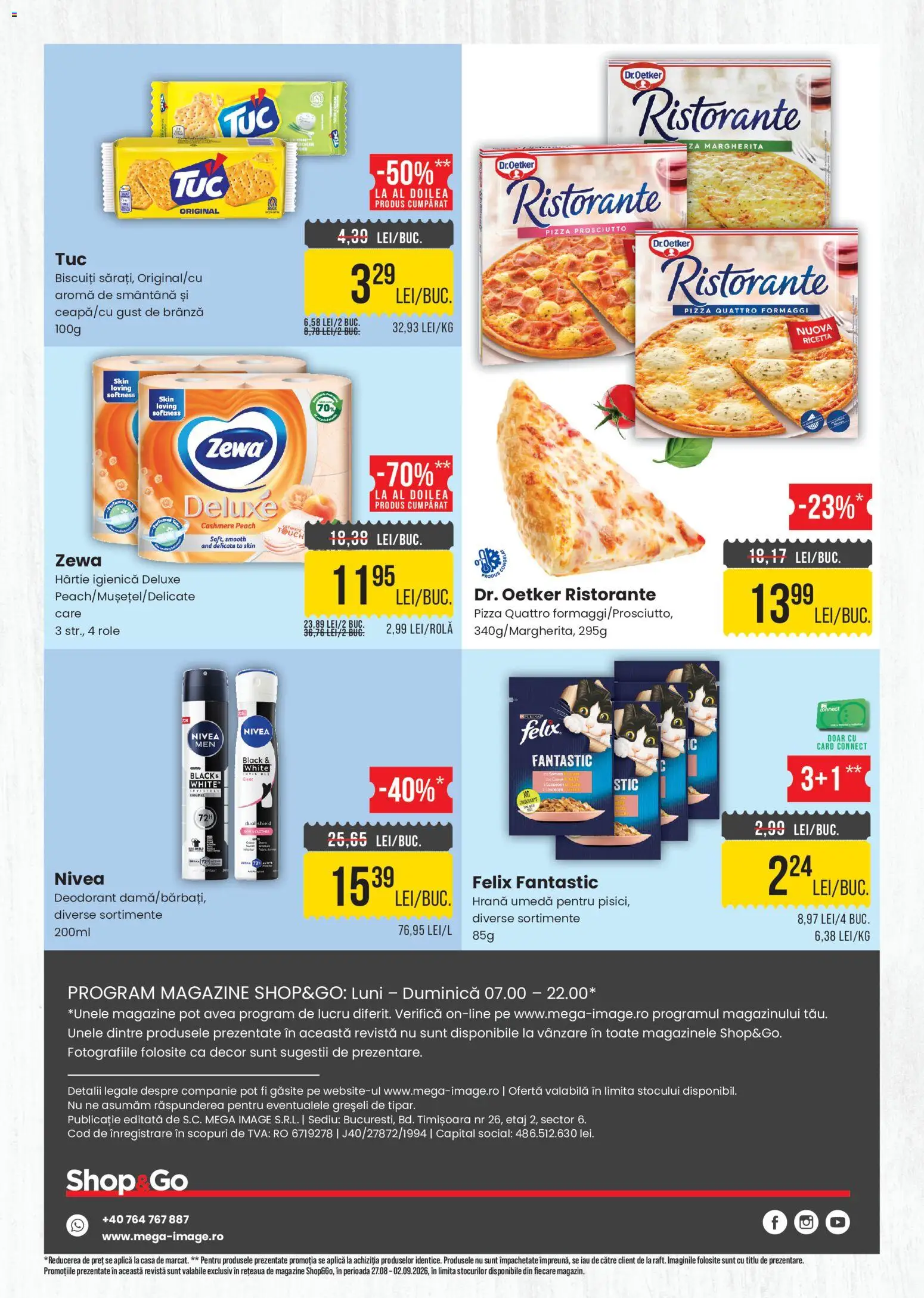 Previzualizarea de cataloage: Mega Image Mega Image Catalog Shop&Go valabil de la 27.08.2026