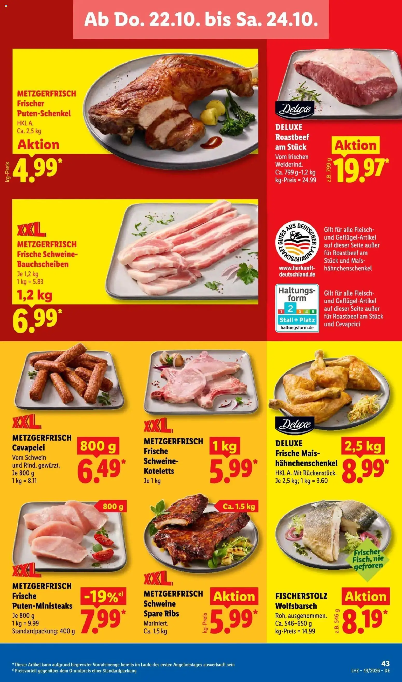 Vorschau von dem Prospekt des Geschäftes Lidl, gültig ab dem 19.10.2026